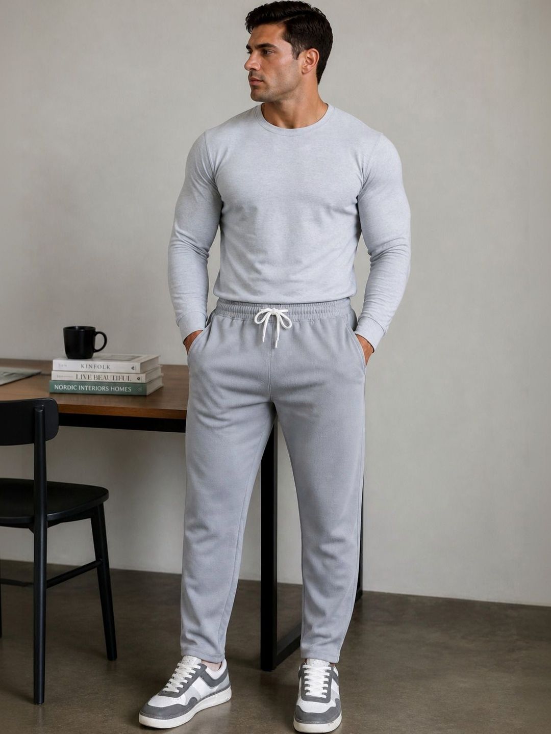 THE BEETEL HOUSE Men Regular Fit Training Track Pants-picture-4