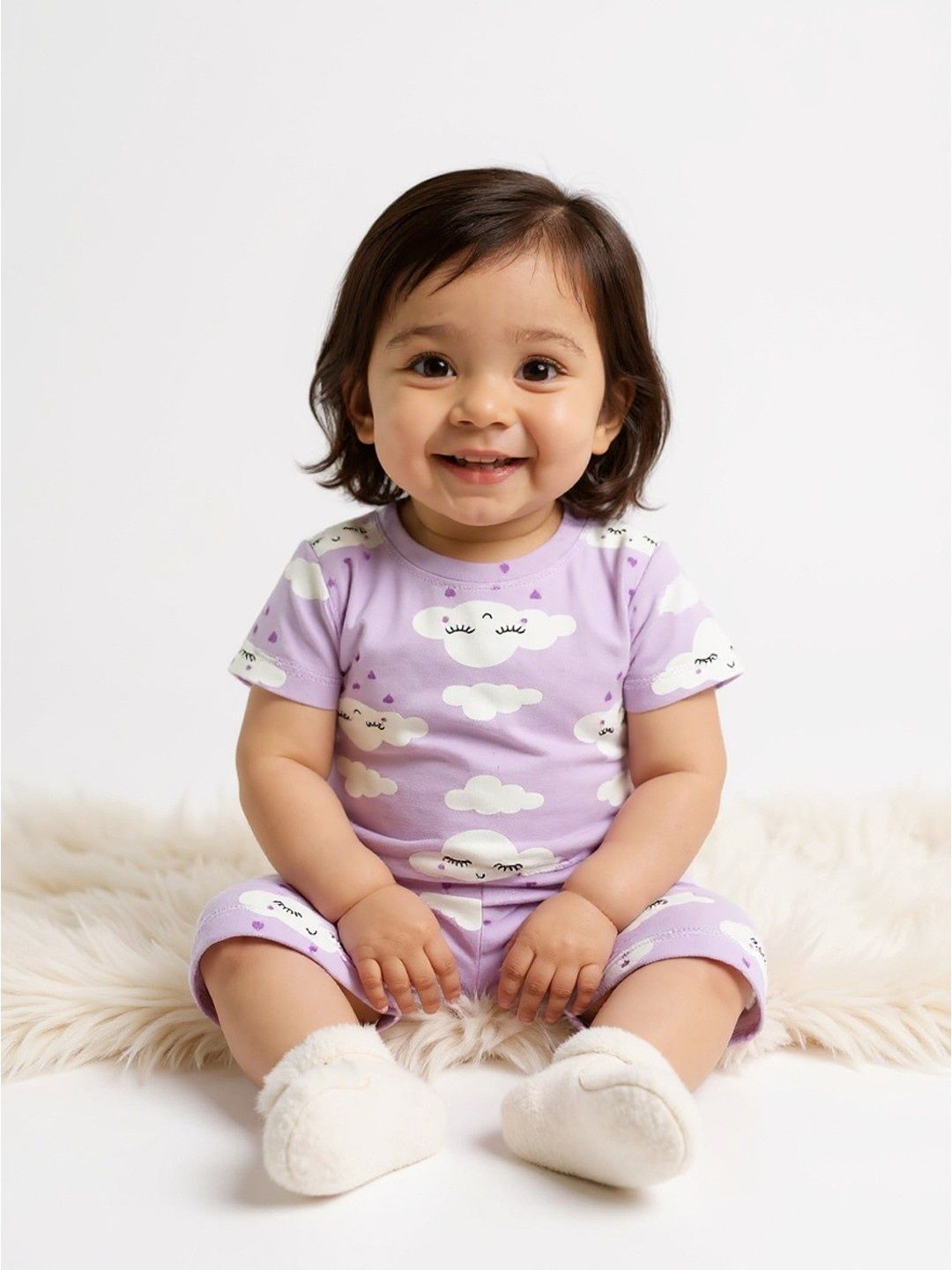 YK X Minute Mirth Girls Printed T-shirt with Shorts-picture-20