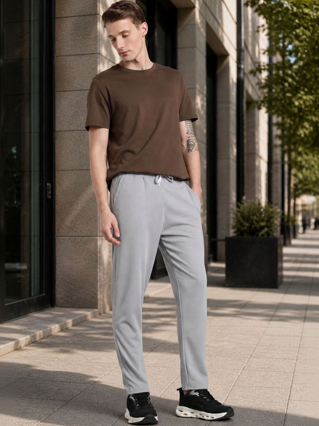THE BEETEL HOUSE Men Regular Fit Training Track Pants-picture-24