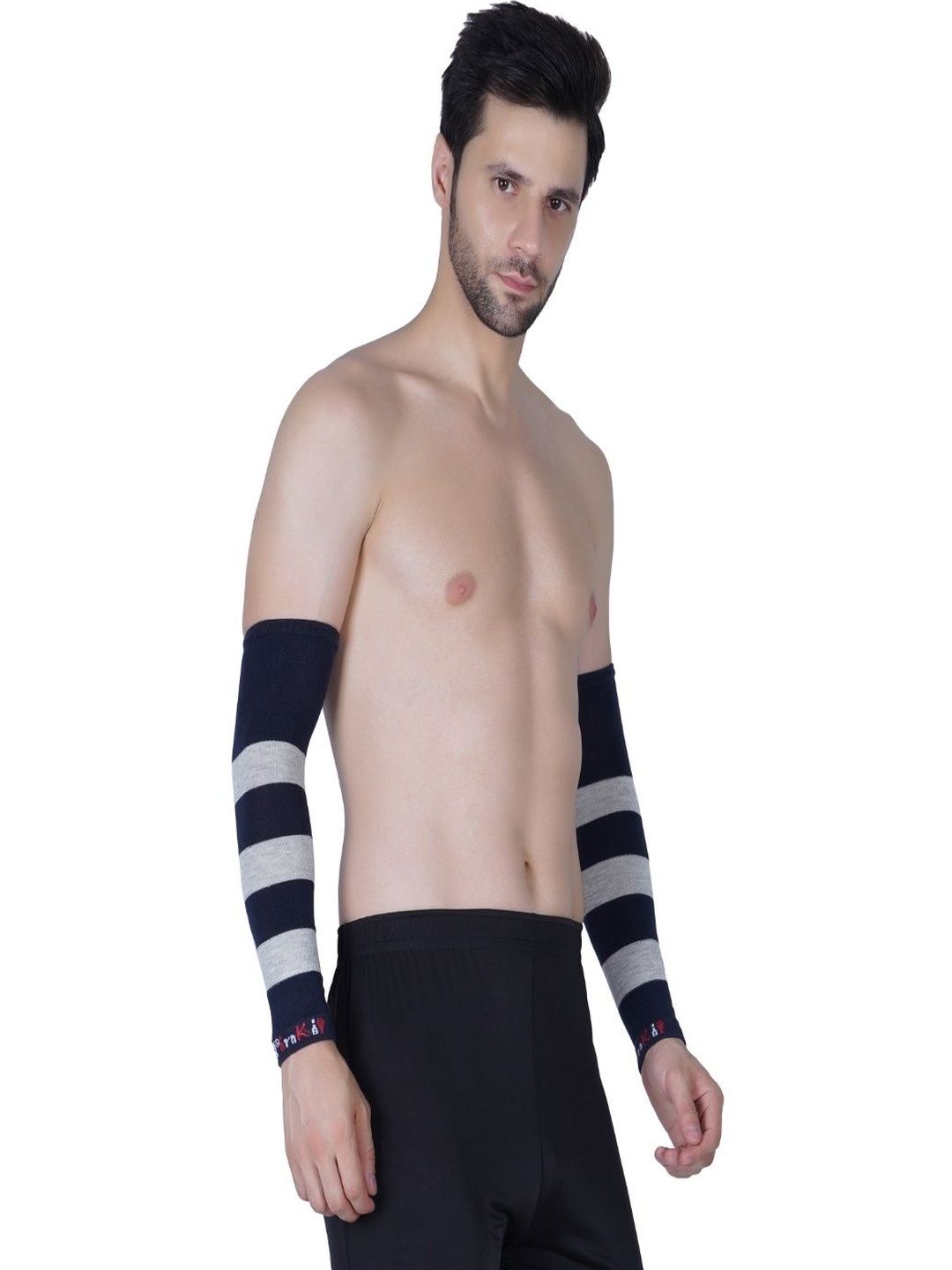 PinKit Men Striped Acrylic Sport Gloves-picture-23