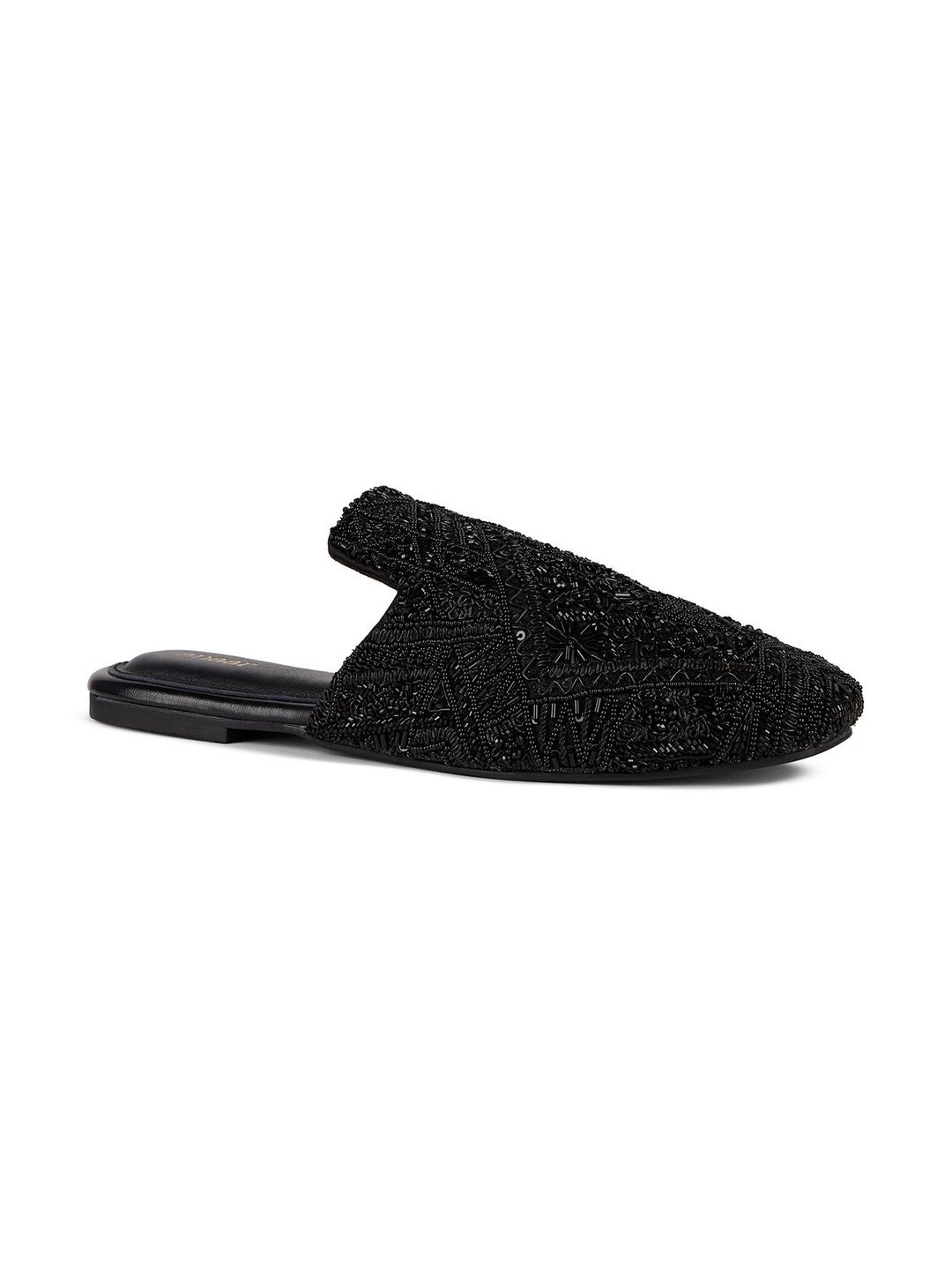 Anaar Women Embellished Party Mules Flats-picture-36