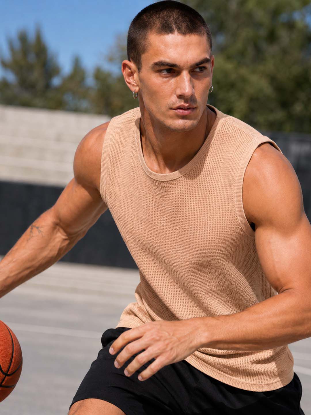 FBAR Self Design Cotton Gym Vest-picture-18