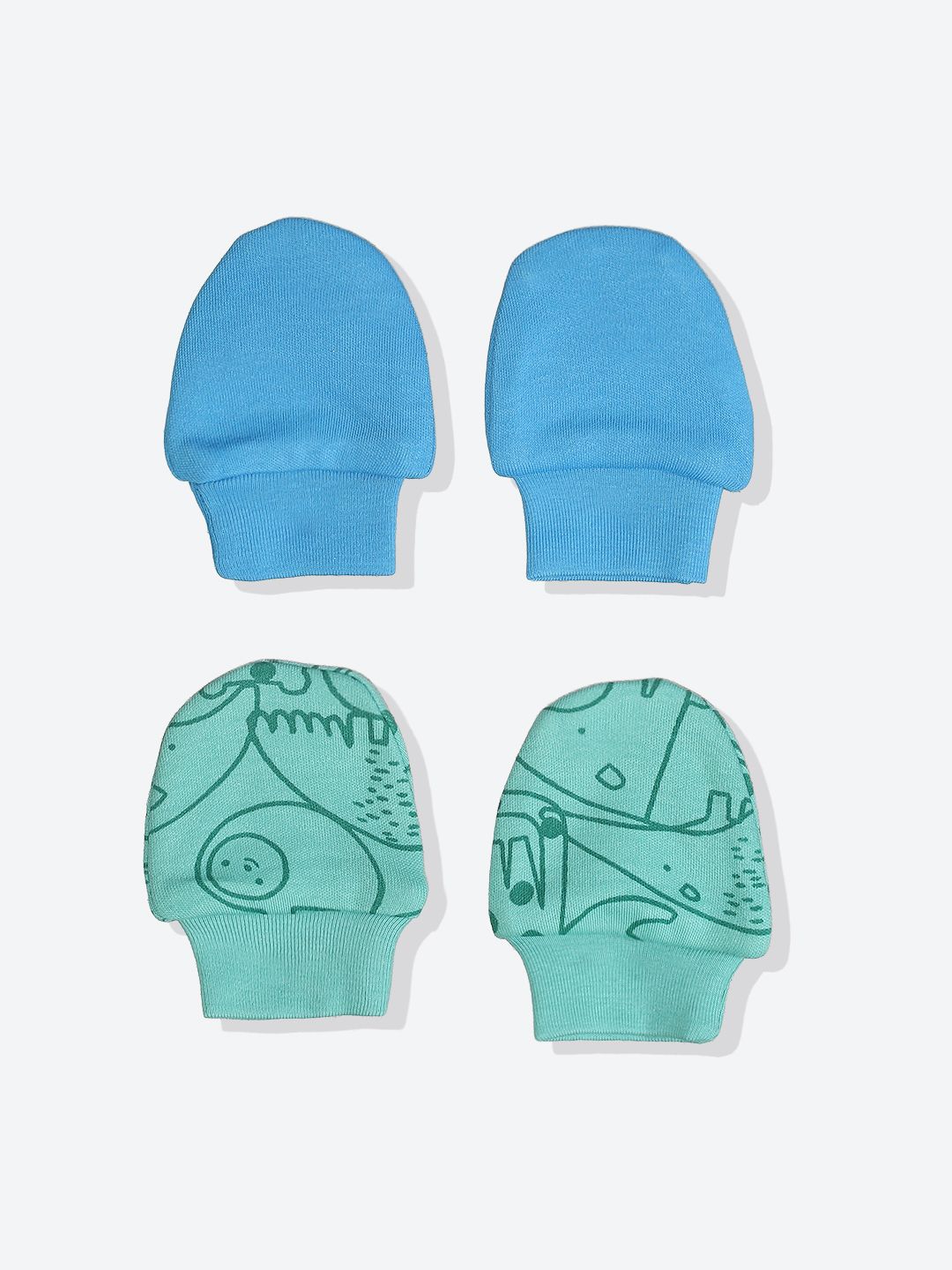 Mothercare Pack of 2 Boys Solid Mittens-picture-16