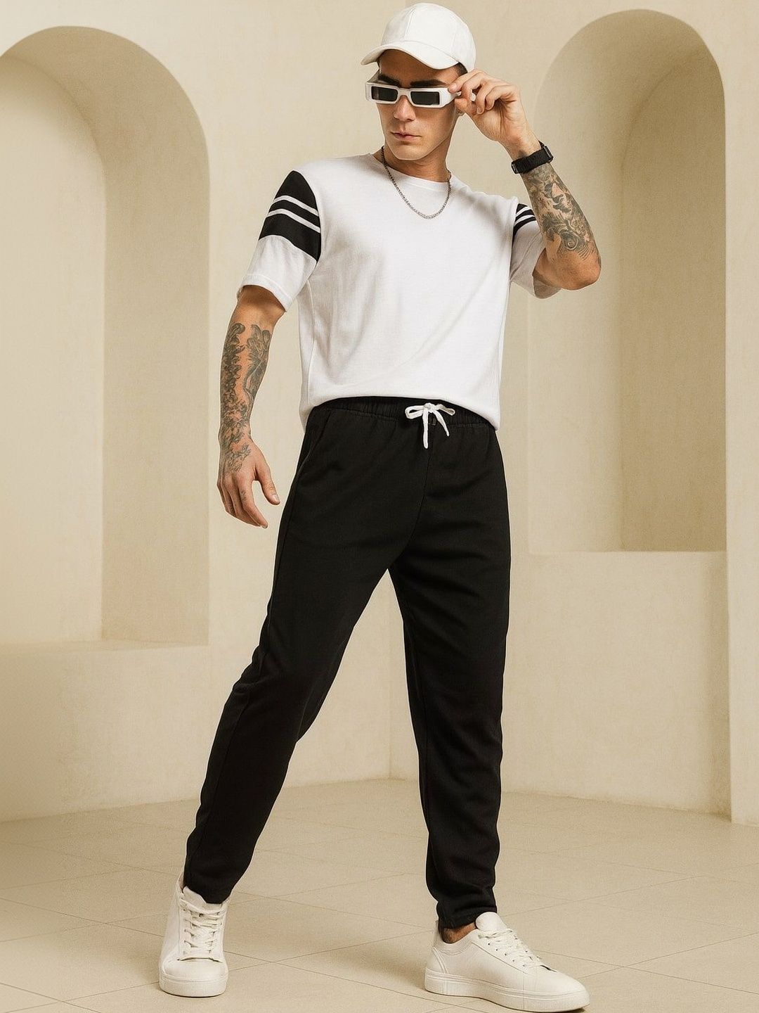 THE BEETEL HOUSE Men Regular Fit Training Track Pants-picture-23
