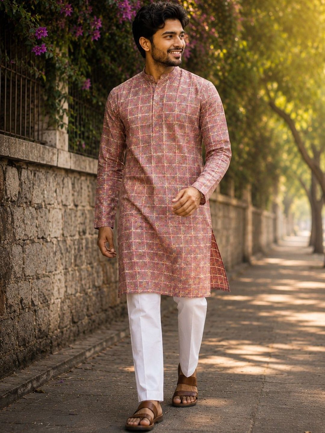 DEVOILER Men Printed Kurta-picture-48