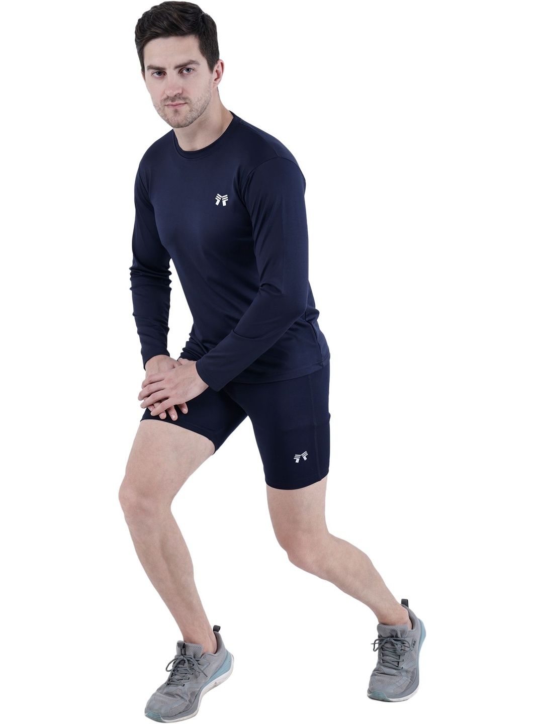 TroopLine Men Mid-Rise Sports Shorts-picture-1