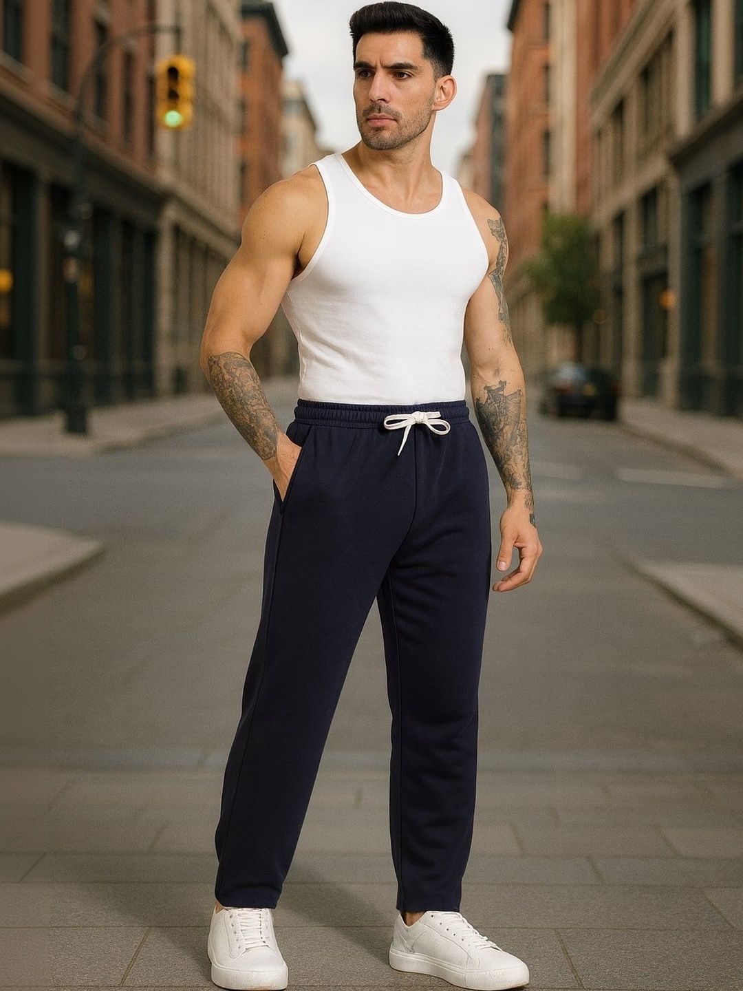 THE BEETEL HOUSE Men Regular Fit Track Pants-picture-18