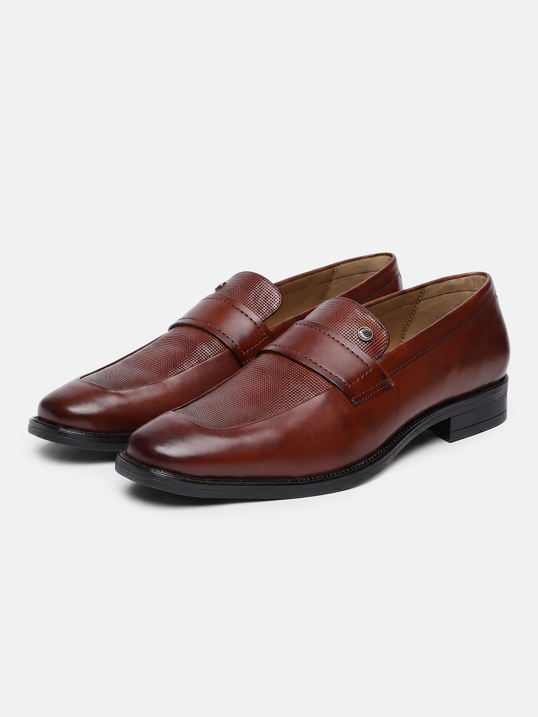 Kenneth Cole Men Textured Slip On Formal Loafers-image-31