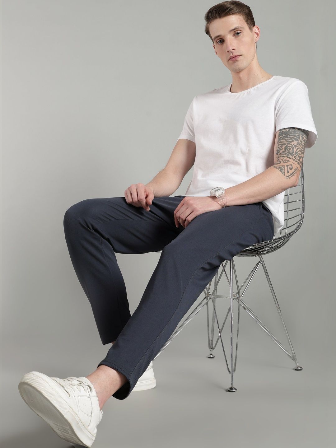 THE BEETEL HOUSE Men Regular Fit Track Pants-picture-34