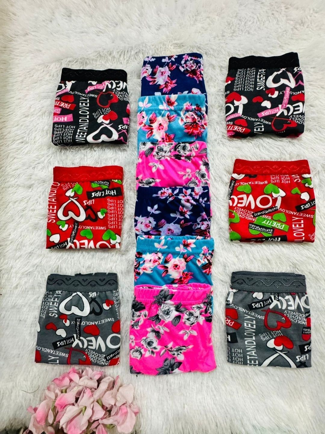 THE TUSHT Women Pack of 12 Printed Basic Briefs-image-43