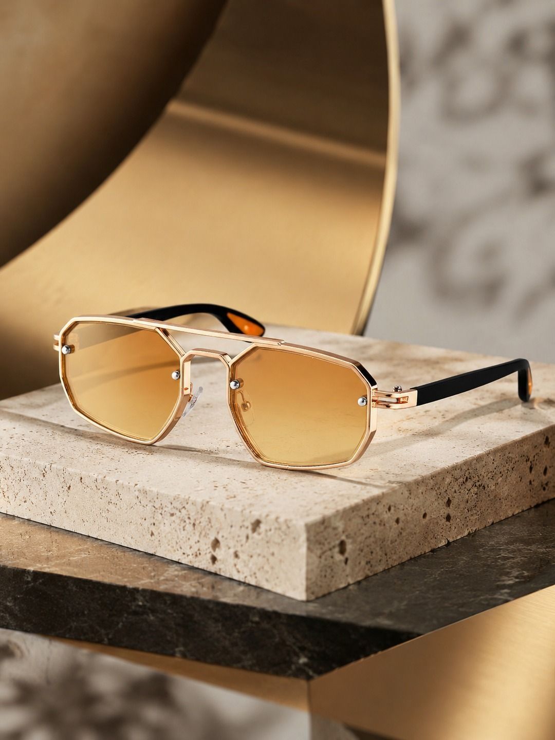The Roadster Lifestyle Co Unisex UV Protected Octagon Sunglasses-picture-41
