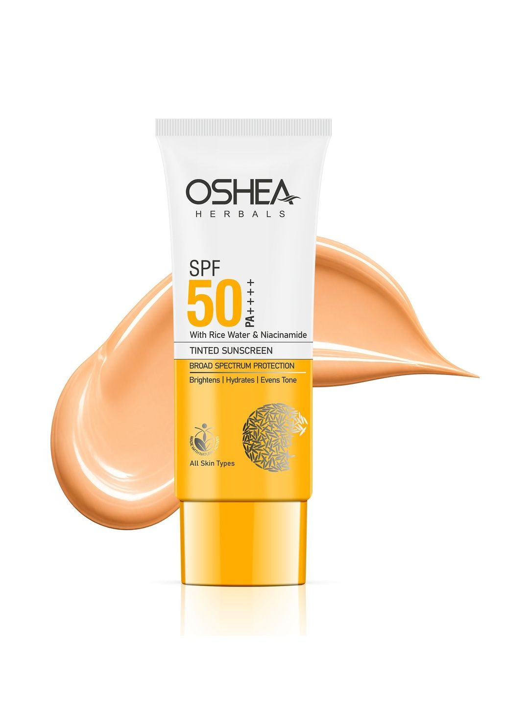 Oshea Herbals Rice Water Tinted Sunscreen SPF 50 ++++ - 50 ml-image-44