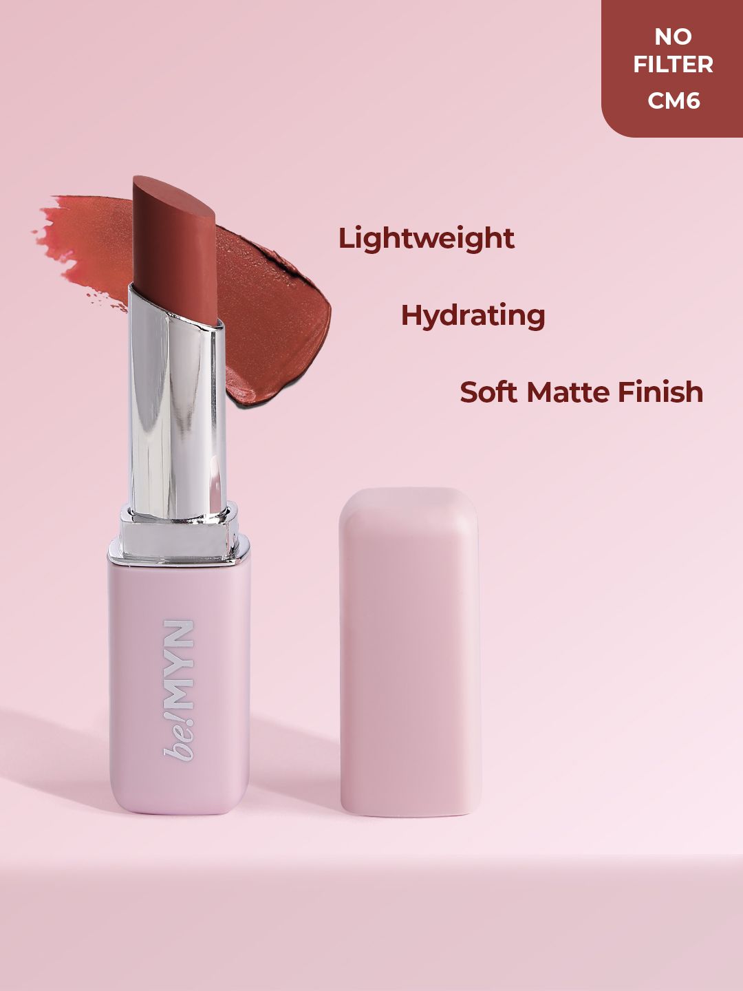 Be!MYN ButterGLYD Creamy Matte Lipstick- No Filter-image-17