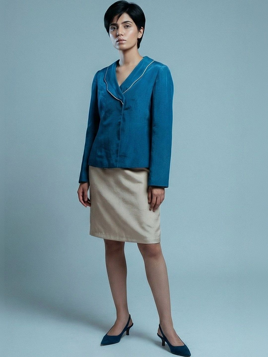 SSWAI Shawl Collar Formal Blazers-image-32