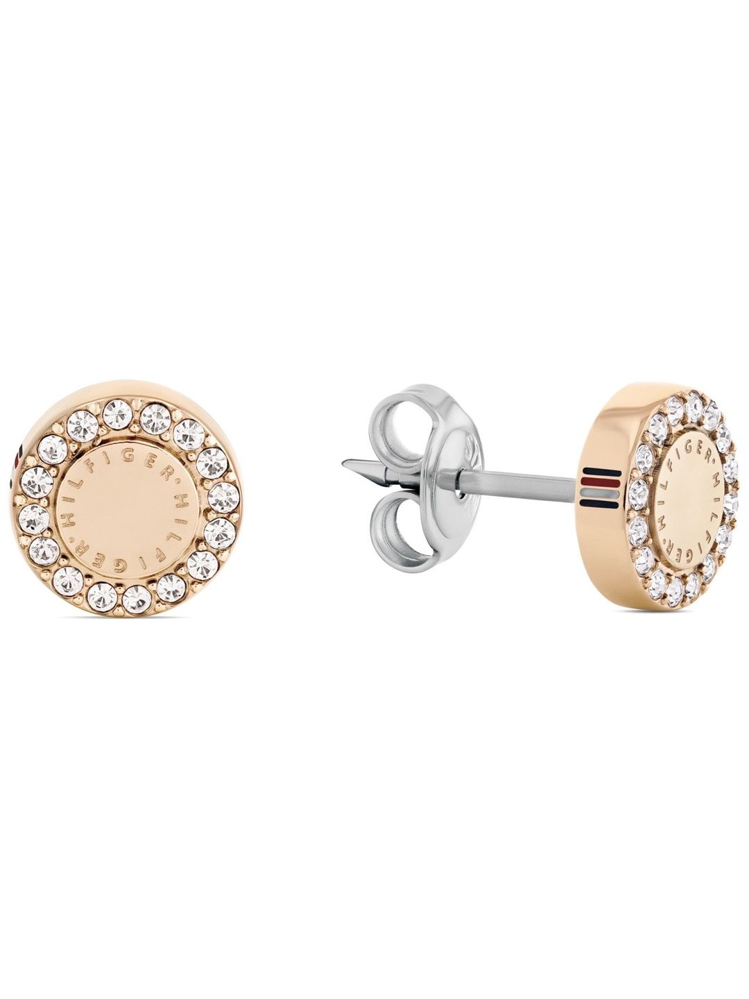 Tommy Hilfiger Stone Studded Classic Studs Earrings-picture-40