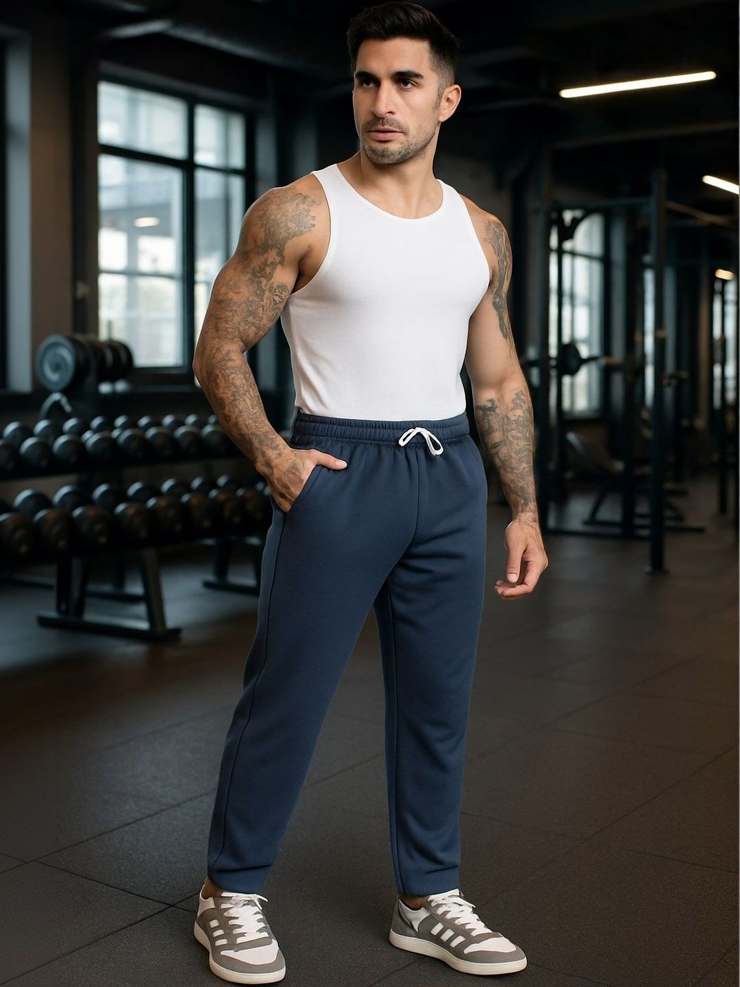 THE BEETEL HOUSE Men Regular Fit Training Track Pants-picture-19