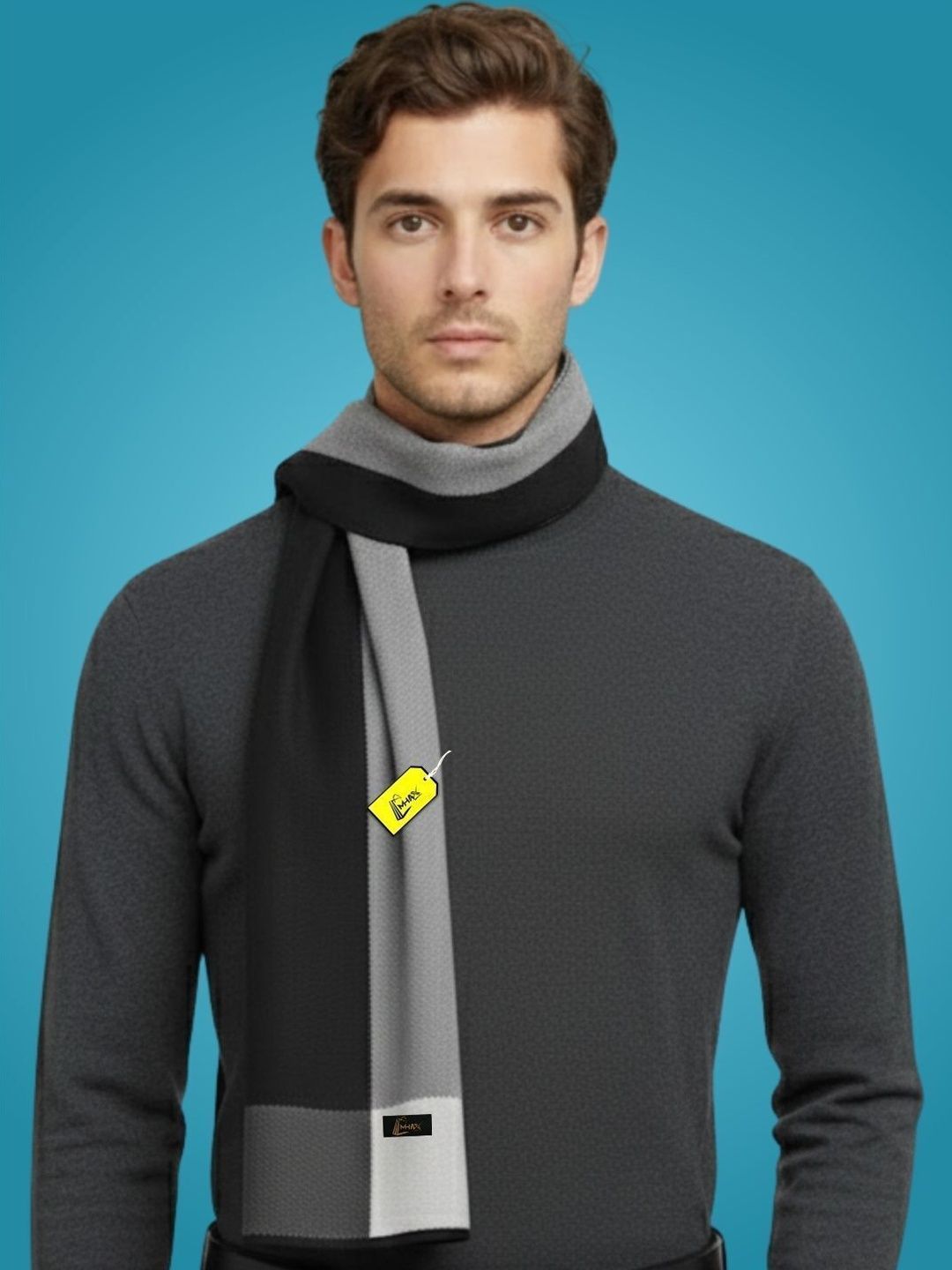 MHAX Men Striped Merino Wool Mufflers-image-19