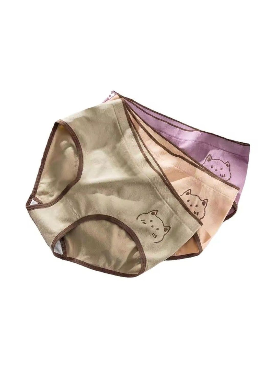 HERE&NOW Women Printed Assorted Cotton Basic Briefs-image-6