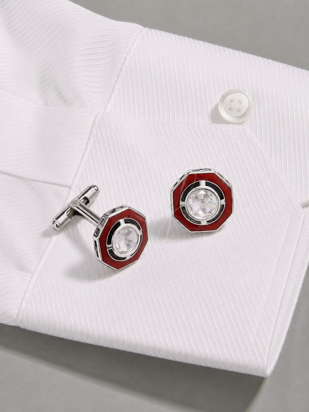 Twenty One Jewels Geometric Cufflink-picture-48
