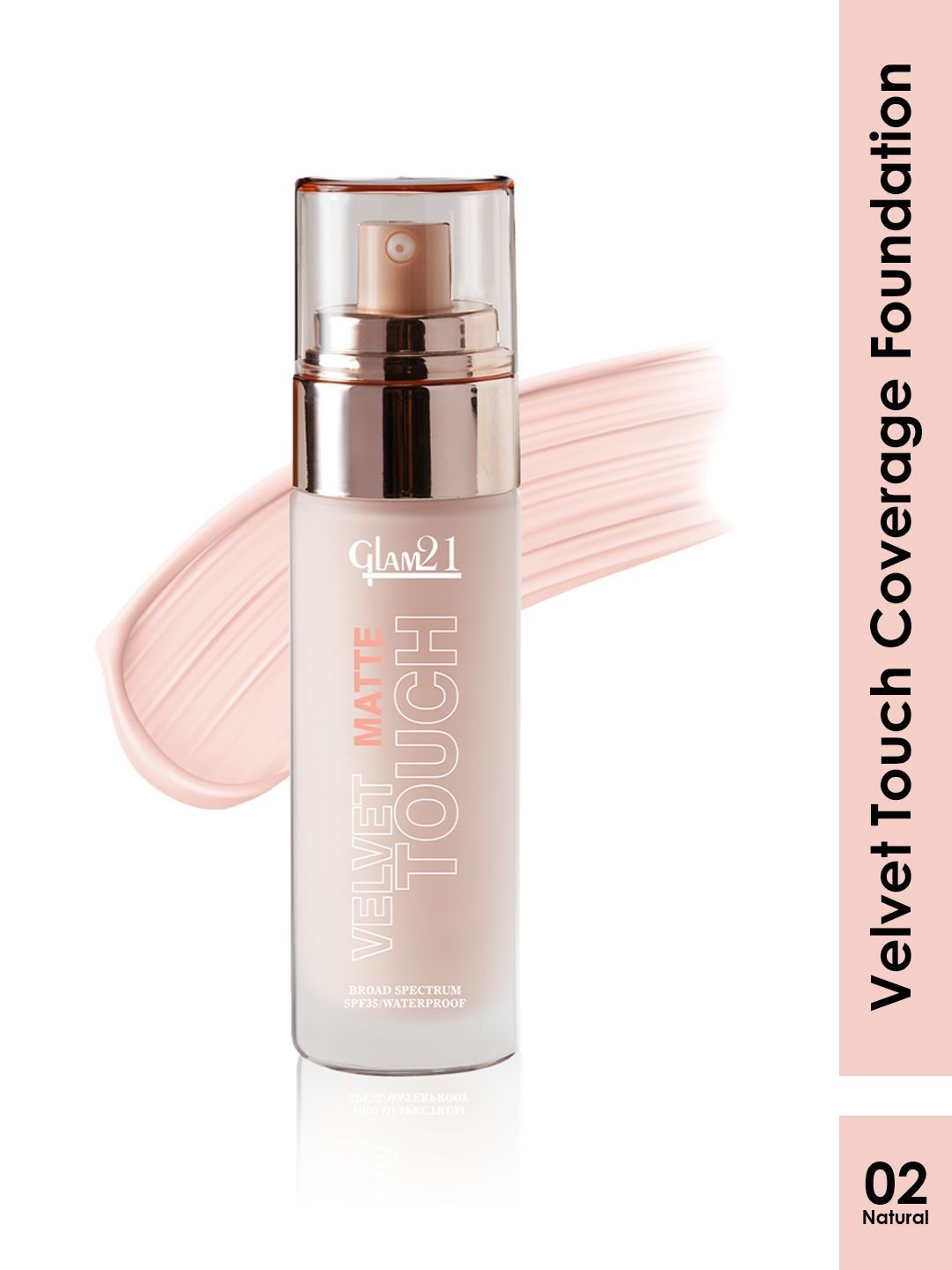 GLAM21 Velvet Touch High Coverage Foundation - 50 g - Natural-image-23