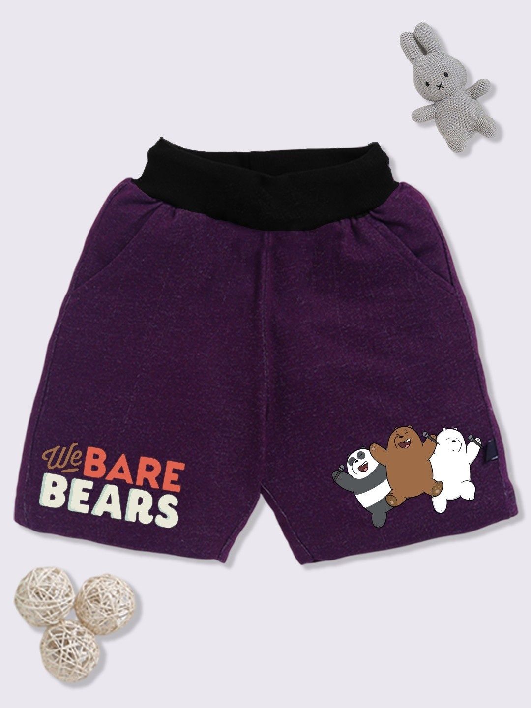 YK X Minute Mirth Boys Printed Cotton Shorts-image-48