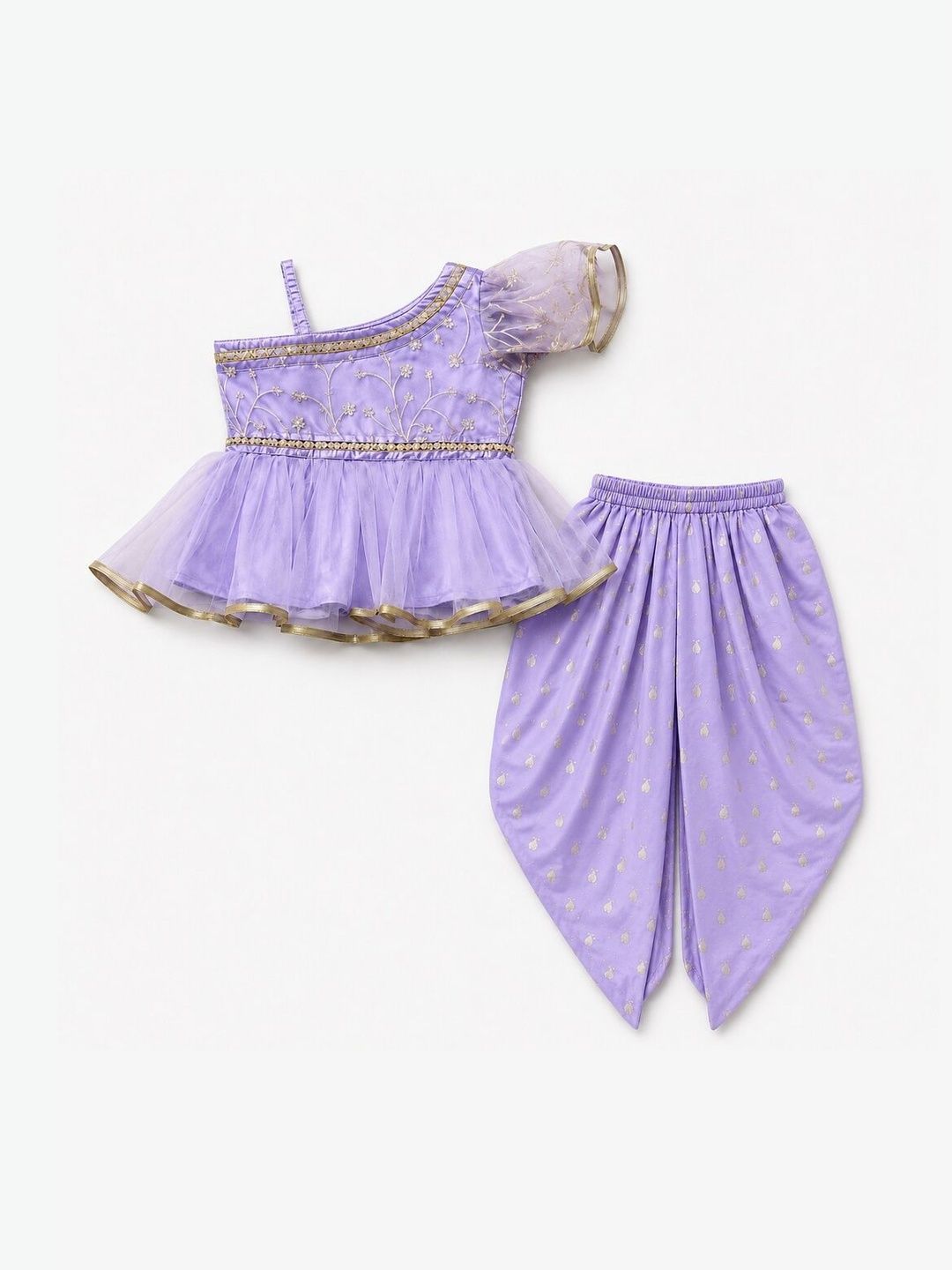 Twisha Girls Tunic with Dhoti Pants-image-21