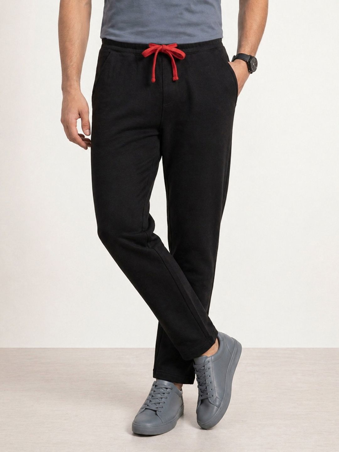 WROGN Men Mid-Rise Track Pants-image-45