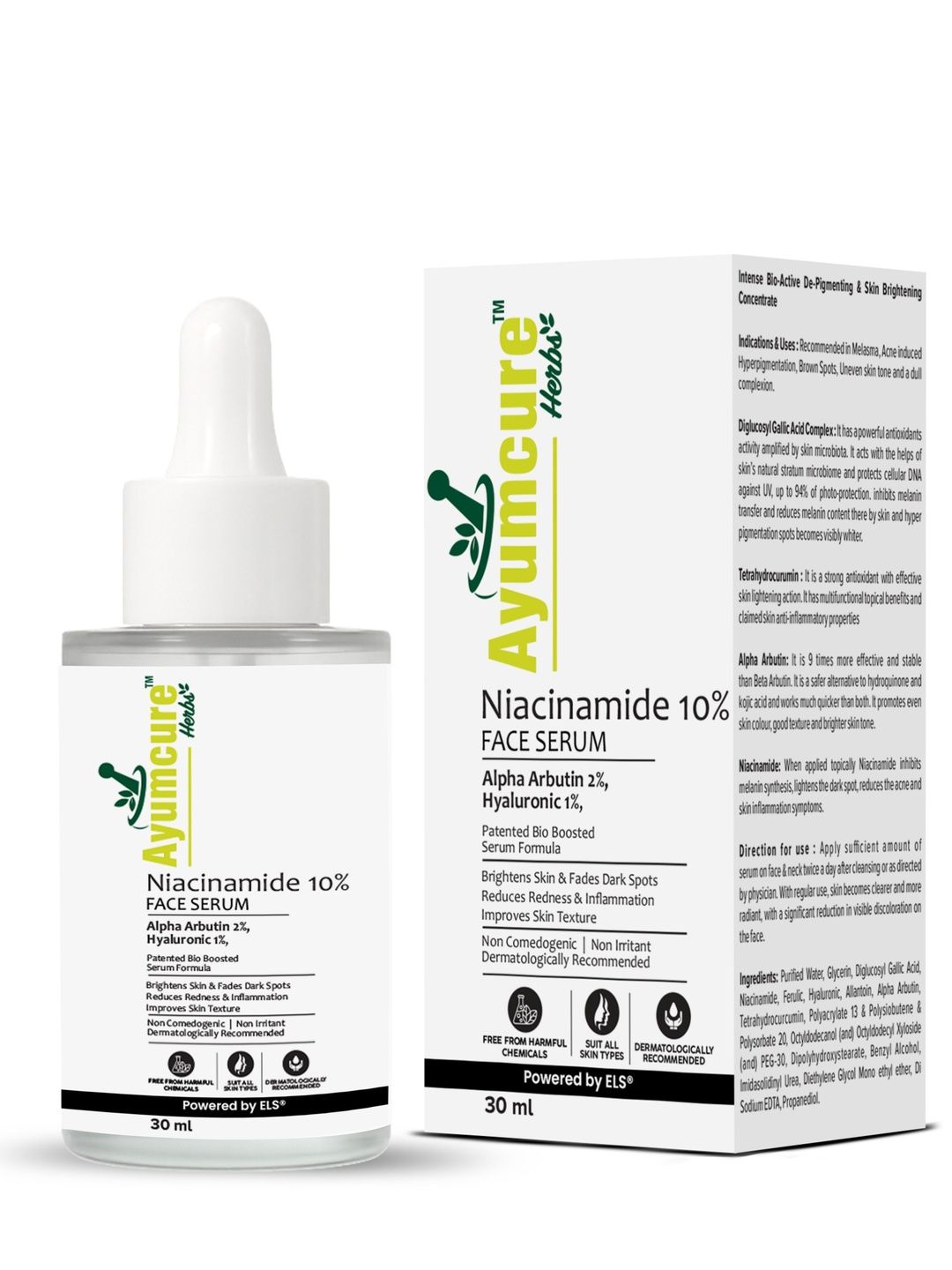 Ayumcure 10% Niacinamide Serum For Dark Spots - 30 ml-picture-34