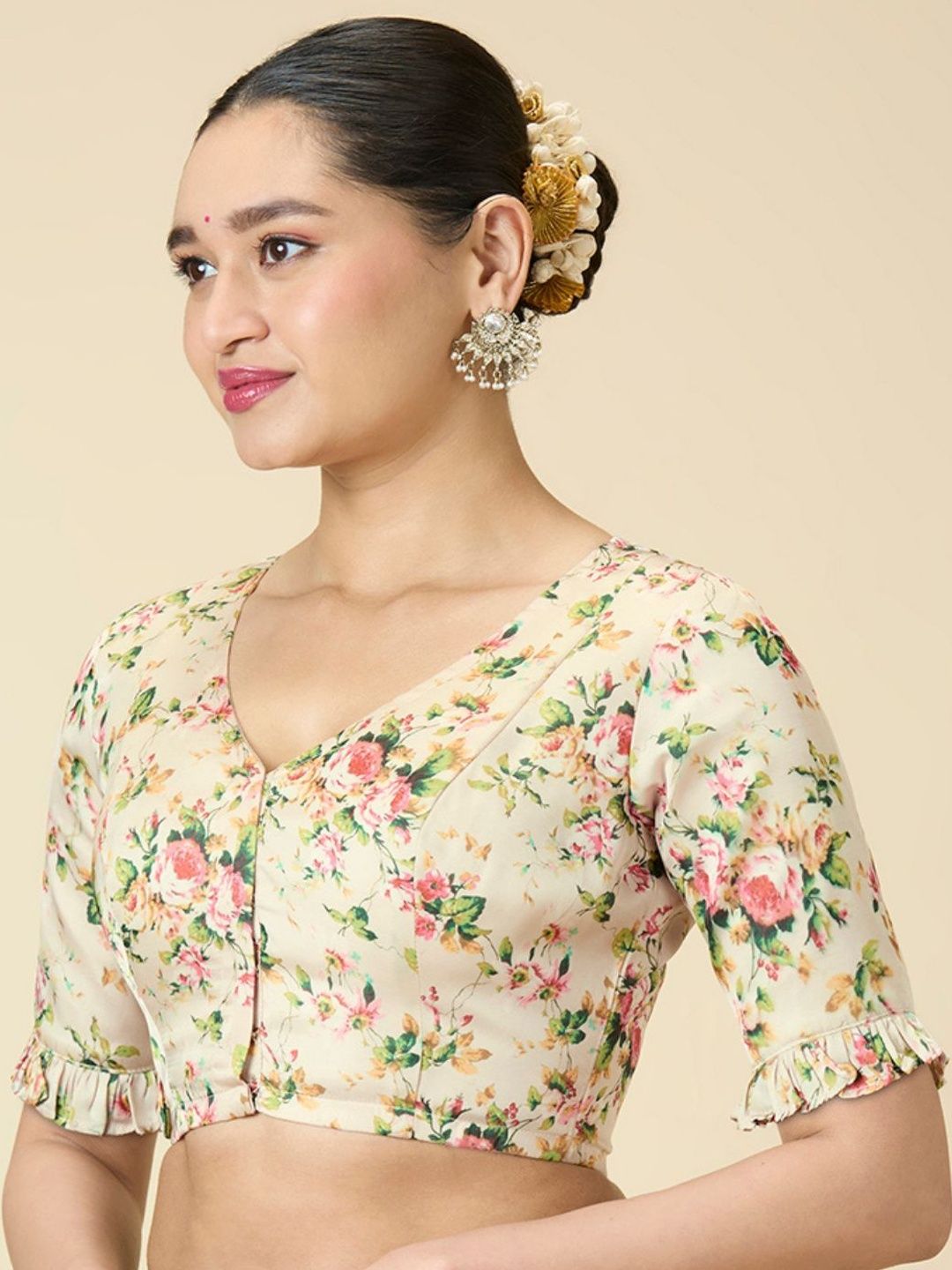 Studio Shringaar Printed Saree Blouse-picture-49