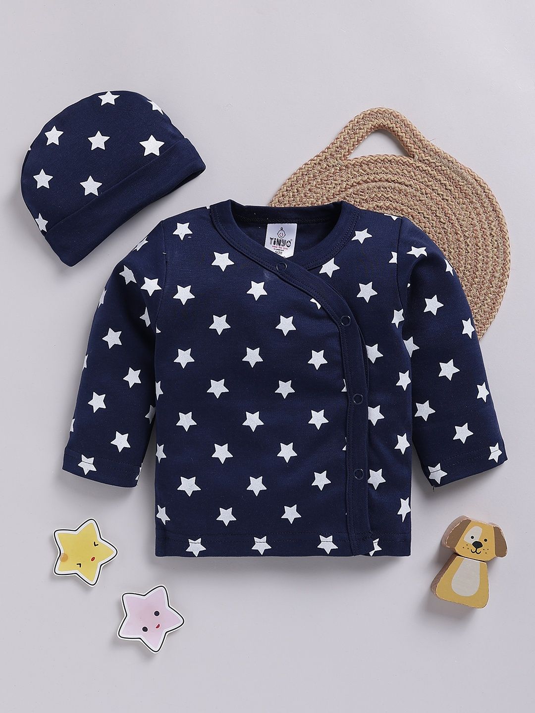 YK X Tinyo Infant Boys Cotton Jhabla-picture-10