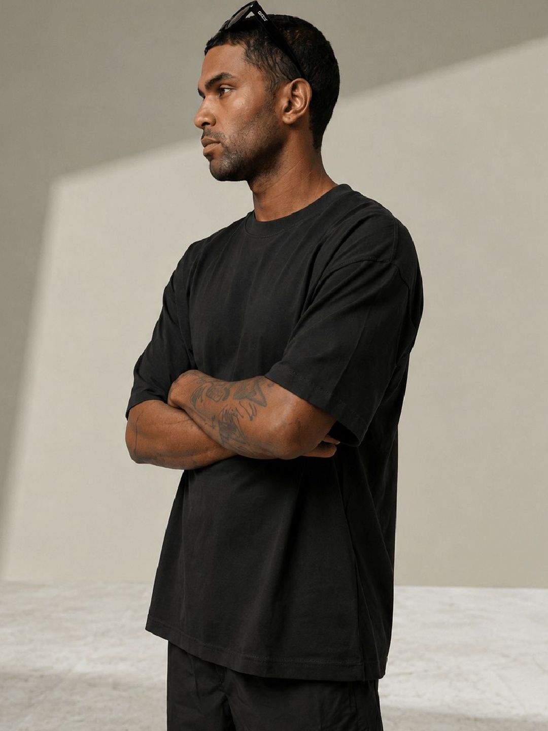 BAESD Men Printed Drop-Shoulder Sleeves T-shirt-picture-44