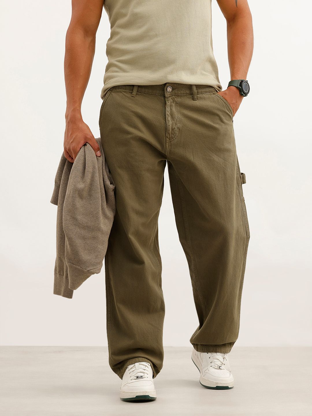 WROGN Men Wide Leg Mid-Rise Jeans-picture-33