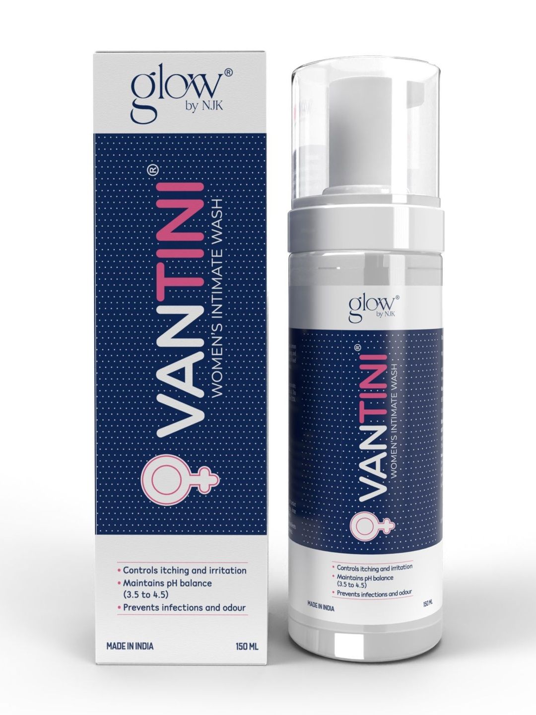 glowbynjk Vantini Women Intimate Wash With Lemongrass Oil Tea Tree Oil & Aloe Vera - 150ml-image-30