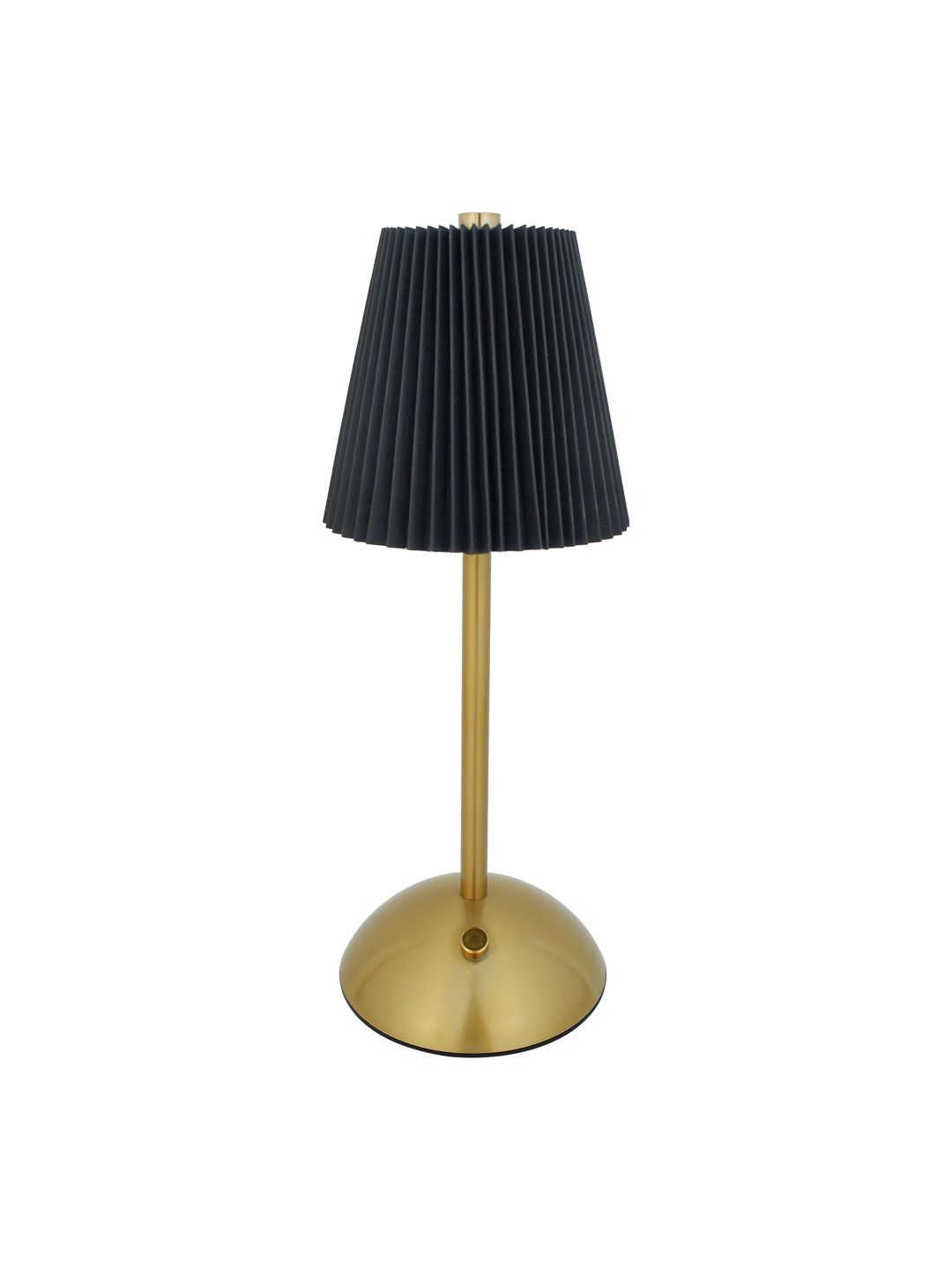 ELARE Black Textured Metal Contemporary Frusturical Shaped Table Lamp-image-20