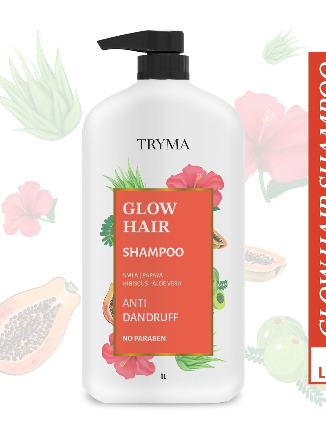 TRYMA Glow Hair Anti-Dandruff Shampoo - 1L-picture-13