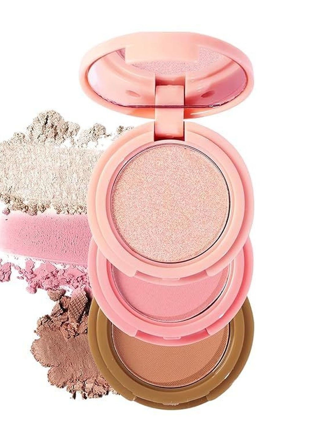 VBA 3In1 Blusher, Highlighter & Eyeshadow - 9 g - Orange C-02-picture-58