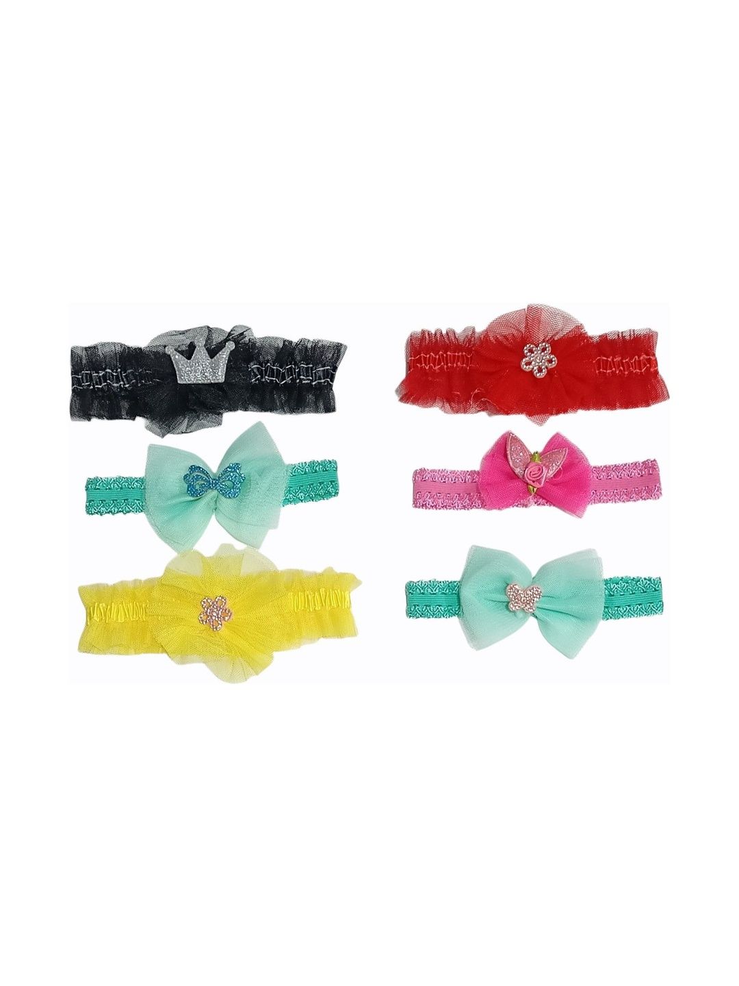 Myra Collection Girls Set of 6 Hairband-picture-43