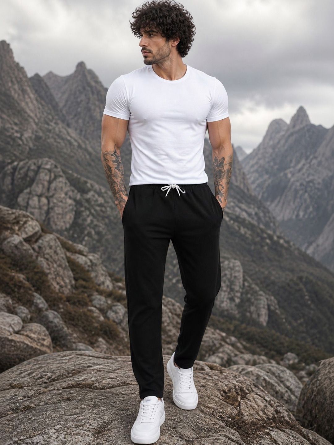 SAM AND GEO Men Regular Fit Training Track Pants-picture-30