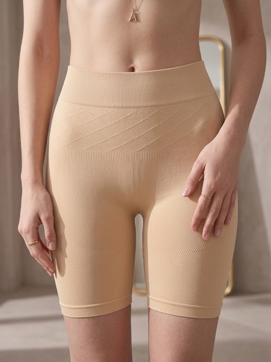 Moda Rapido Women High Waist Compression Fit High-Rise Tummy & Thigh Shaper-picture-14