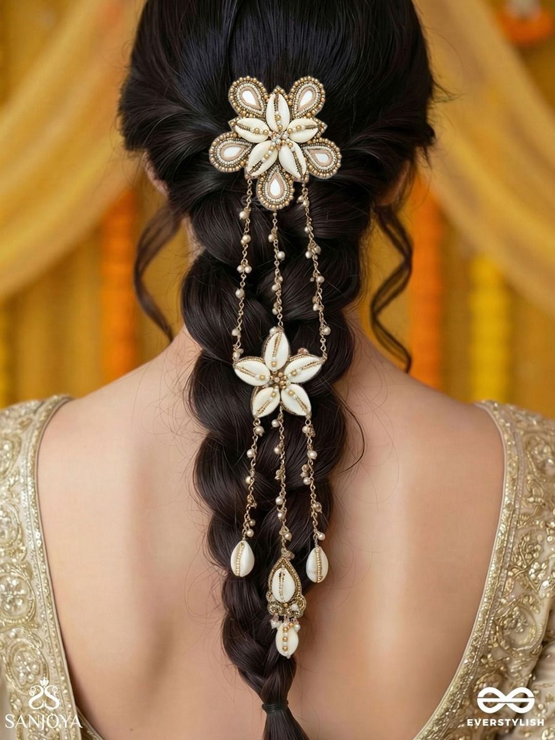 EVERSTYLISH Women Beaded Hair Accessory Set of-picture-56