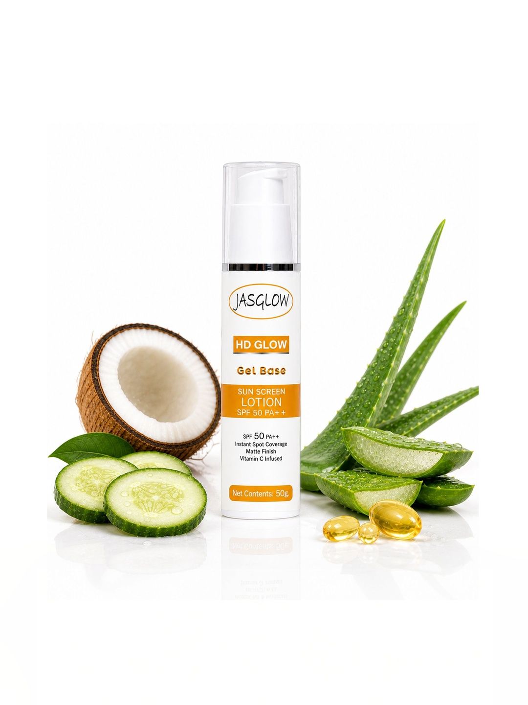 JASGLOW Sunscreen Lotion SPF 50 PA++ - 50 g-image-42