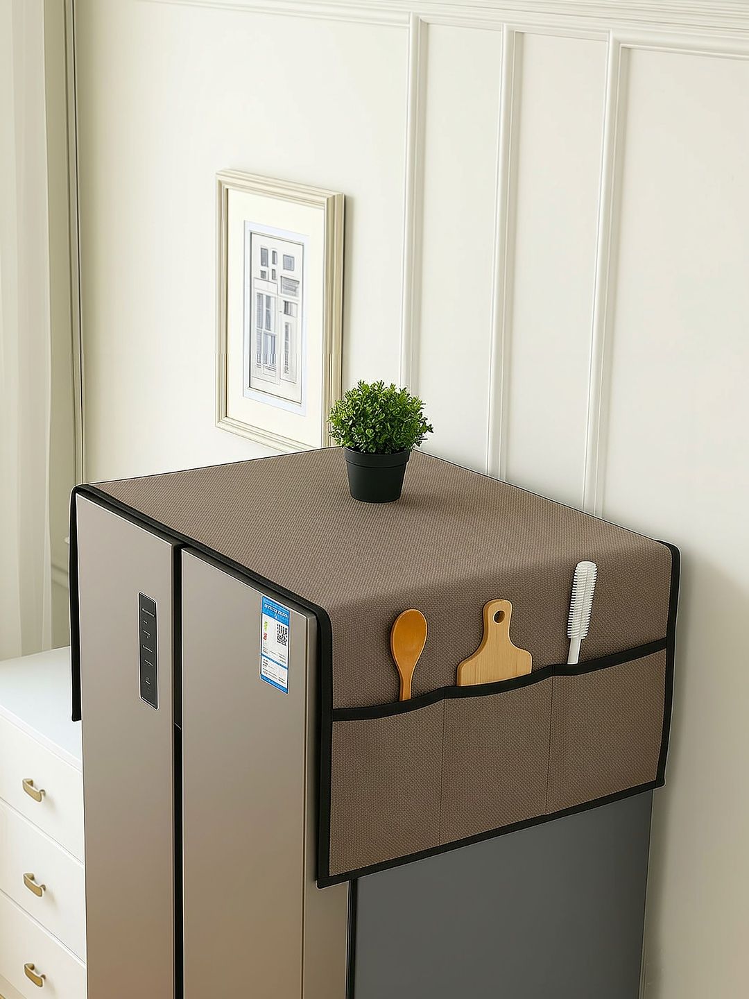 Fancy Walas Brown Refrigerator Appliance cover-image-8