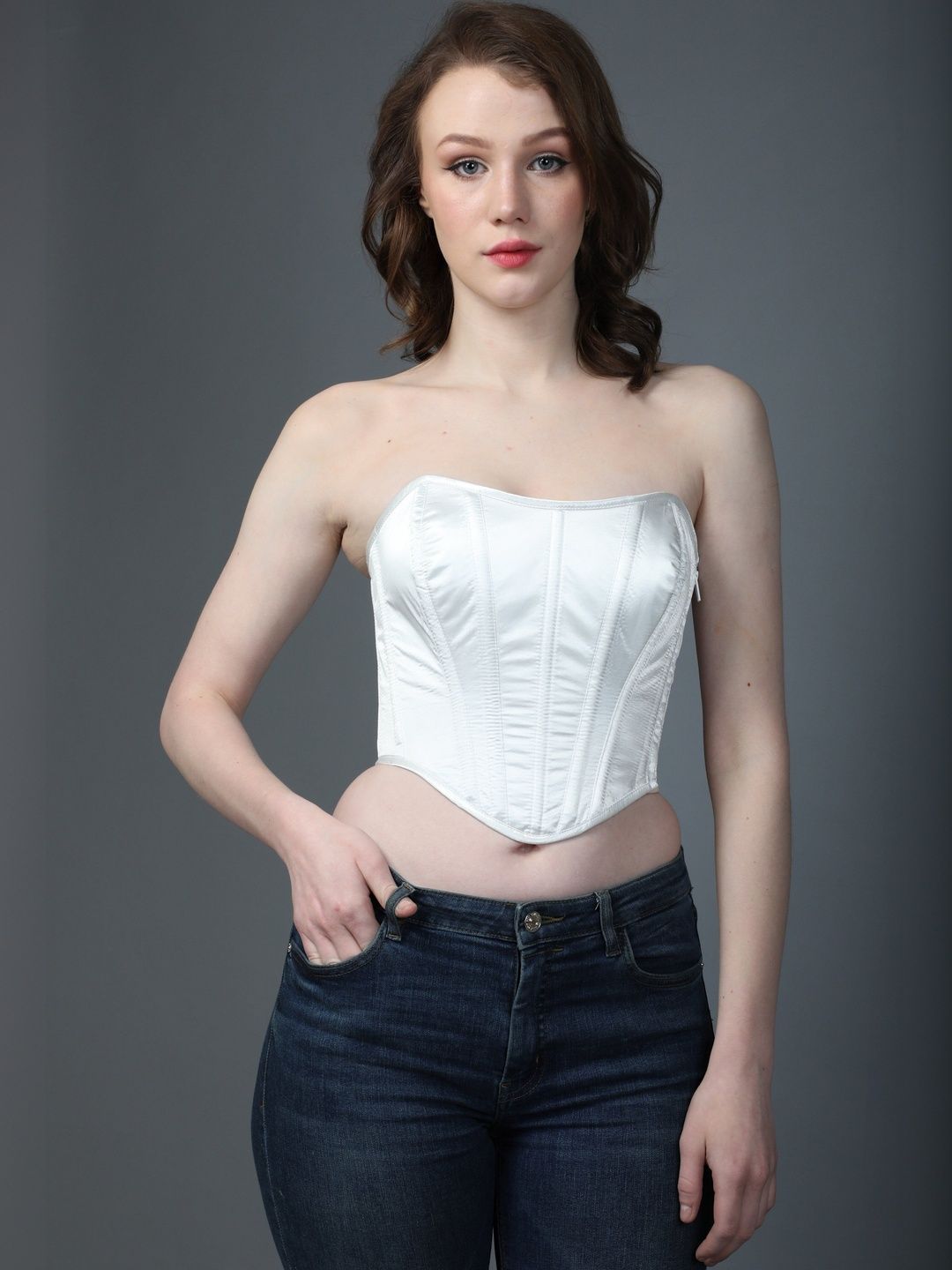 CORSETVOGUE Off-Shoulder Crop Corset-picture-36