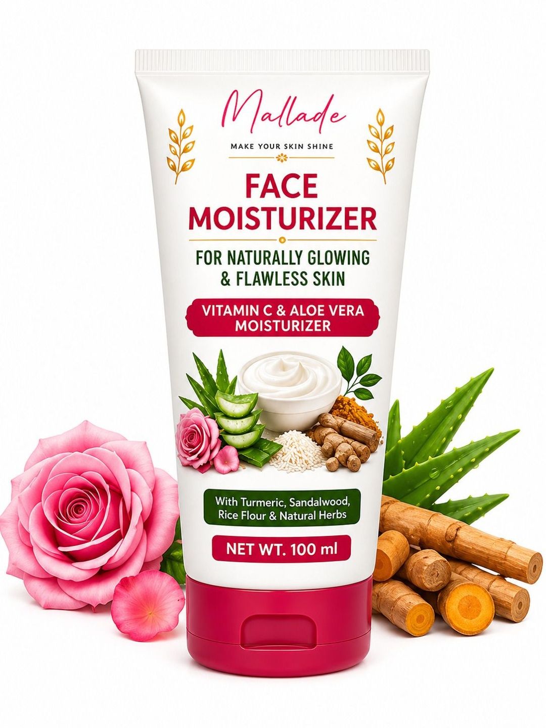 Mallade Face Moisturizer Cream - 100 ml-image-28
