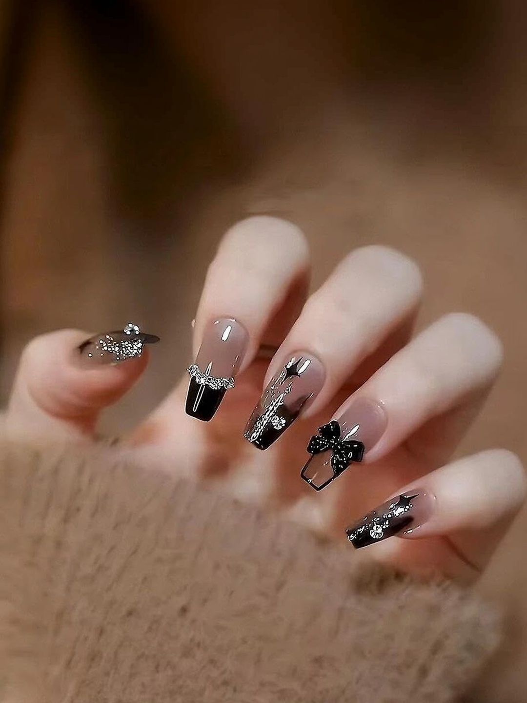 Nakhi Set Of 24 Reusable Artificial Press On Nails With Kit-picture-10
