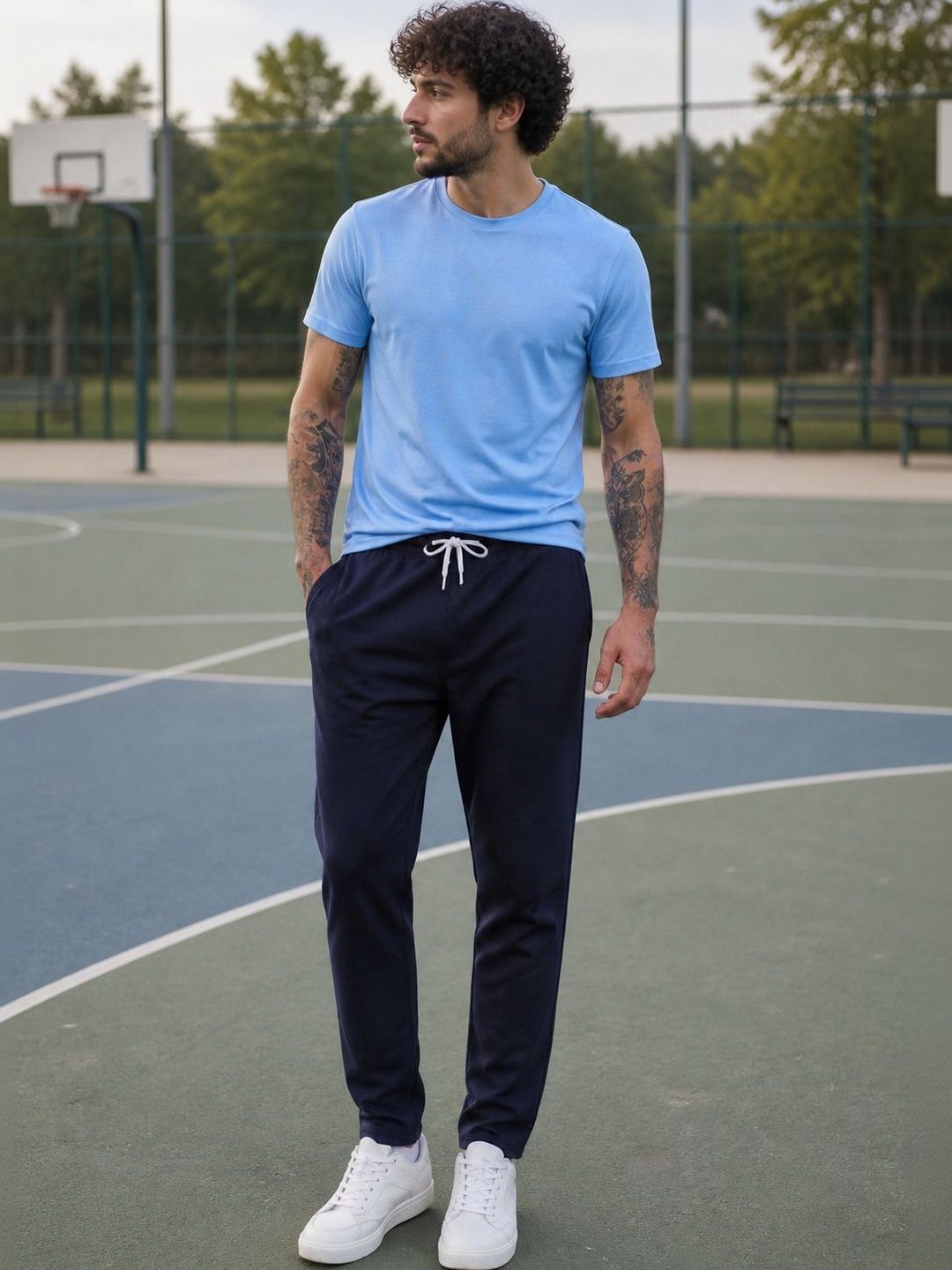SAM AND GEO Men Regular Fit Training Joggers-picture-17