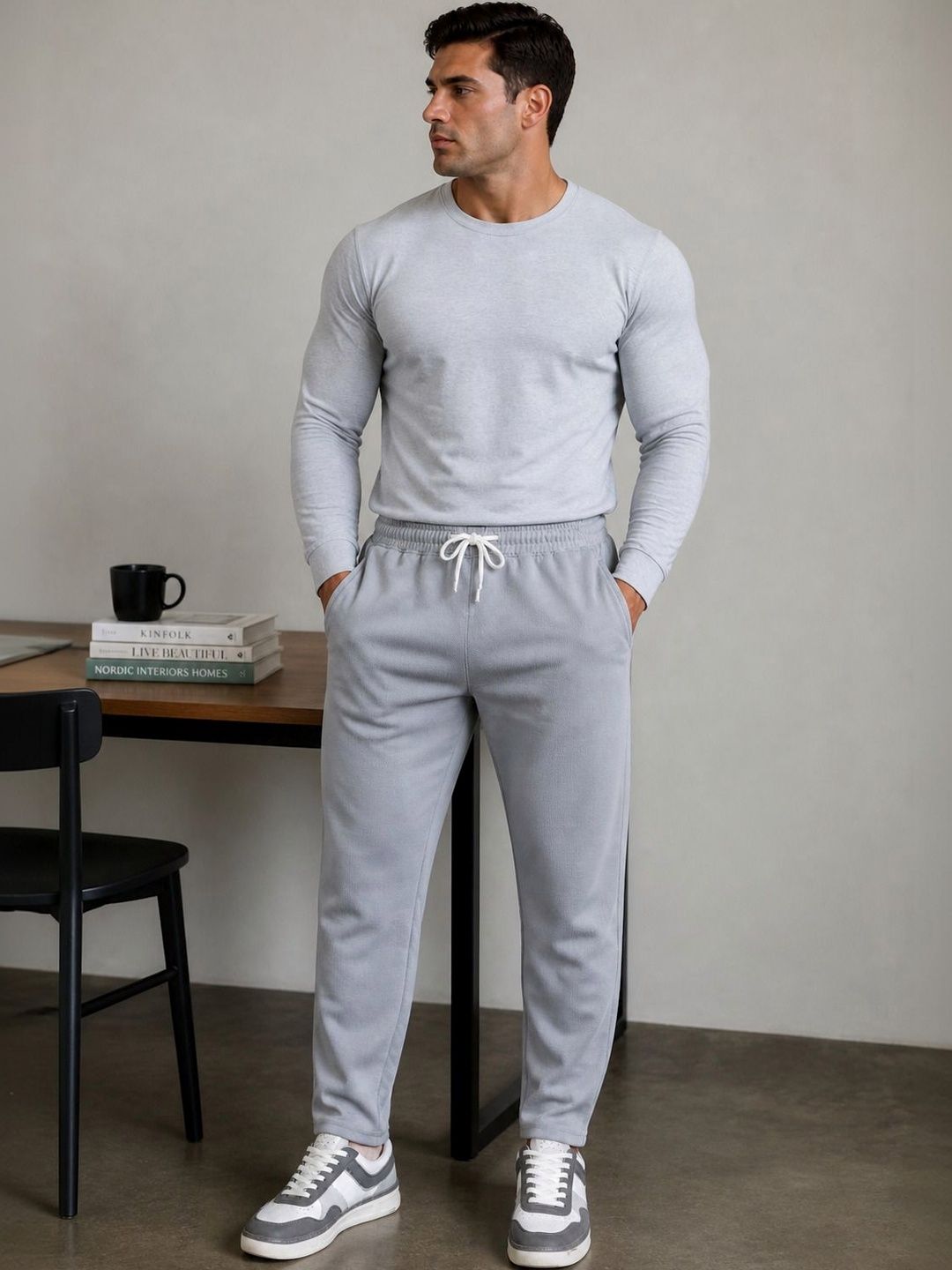 SAM AND GEO Men Regular Fit Dry Fit Training Track Pants-picture-11