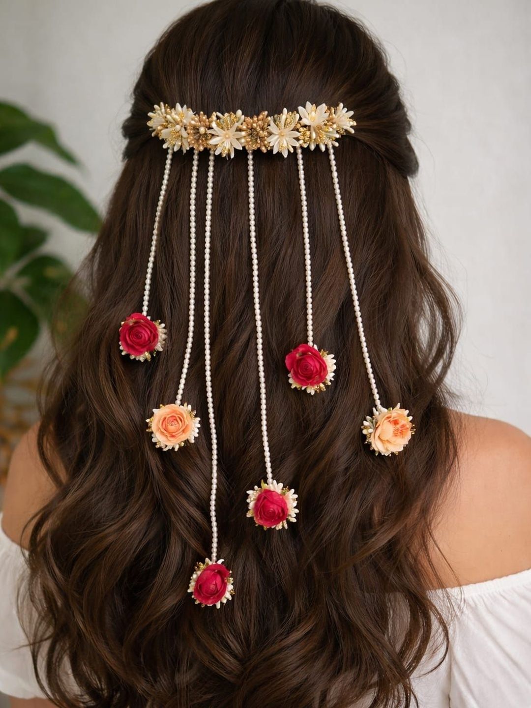 Shyam Sahara collection Women Beaded Hair Accessory Set of-image-18