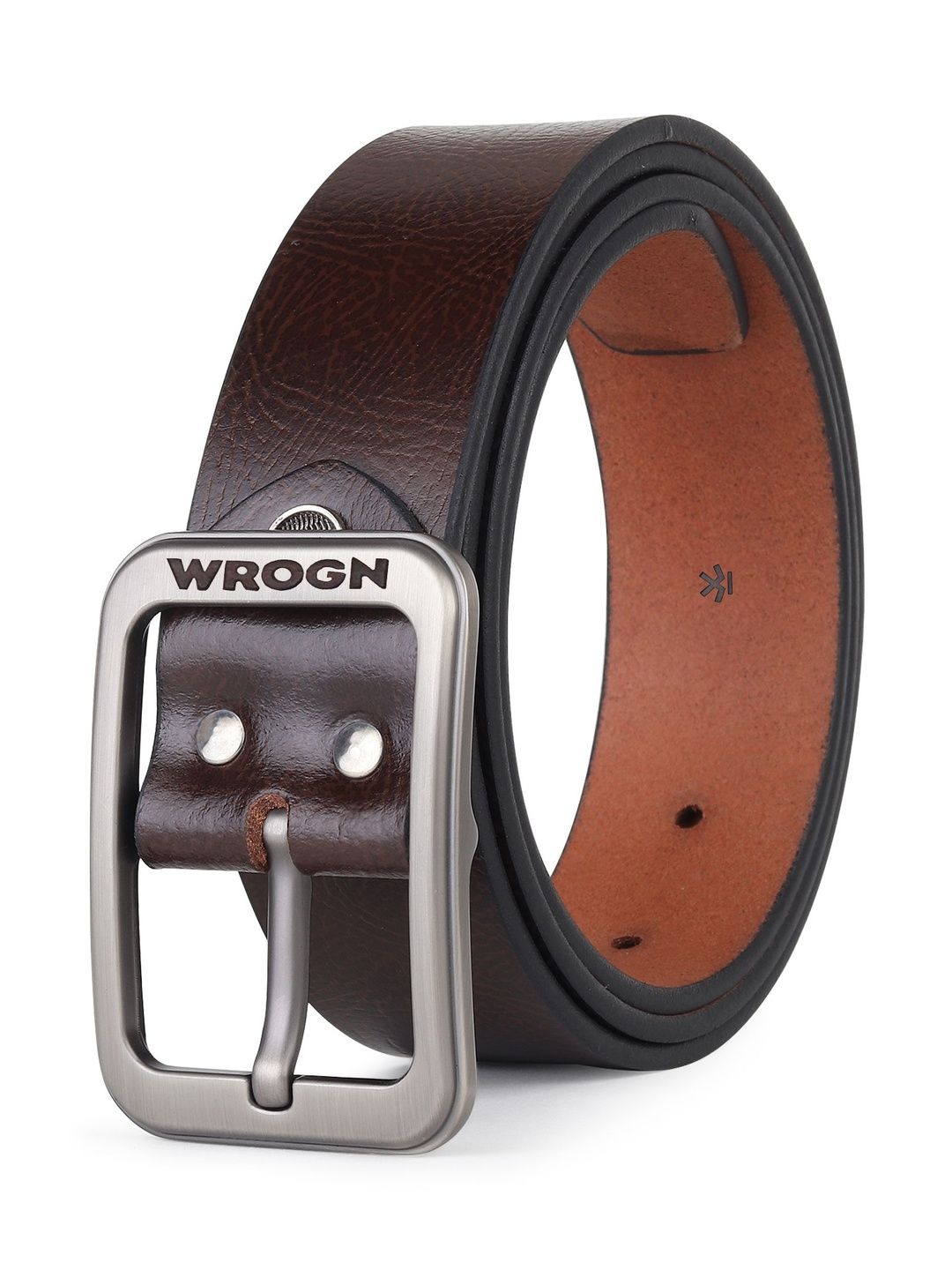 WROGN Men Textured Leather Belt-picture-16