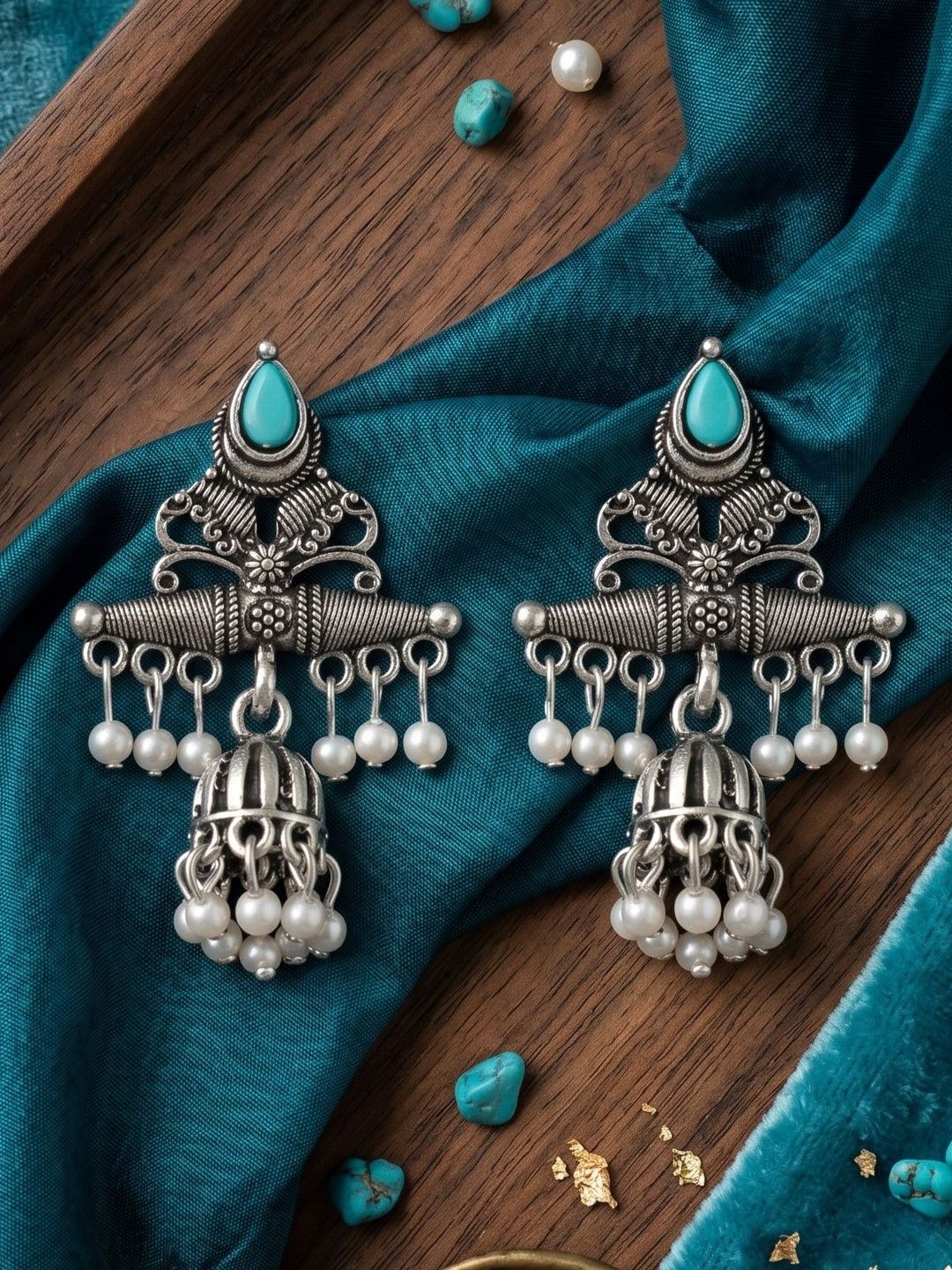 Mekkna Jhumkas Earrings-picture-14
